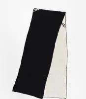 Style long lettre impression nouvelle écharpe chaude de femmes de la rue des femmes blanc noir hommes automne hiver concepteur mens