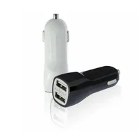 Autolader 2.1A + 1A Dual USB 2 Port Auto Charger Sigaret Power Adapter voor Samsung GPS MP3