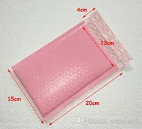 사용 가능한 공간 핑크 폴리 버블 메일러 선물 포장 봉투 패딩 스스로 씰링 포장 가방 공장 가격