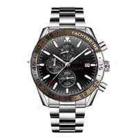 Klassiker F1 007 Rennstil Herren Uhren Montre de Luxe Japan Quarzwerk Bewegung Automatisch Date M￤nnchen Clock Designer Man Sport Fitness Armband Uhr Uhr