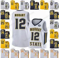 Murray State Racers NCAA Basketball Mens 14 Jaiveon Eves 0 Mike Davis 12 Ja Morant 13 Devin Gilmore 32 Darnell Cowart Jersey