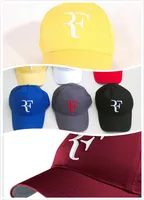 Großhandel-weibliche und männliche 2020 neueste Männer Frauen Roger Federer RF Hybrid Baseballkappen Tennisschläger Hut