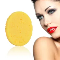 Makijaż Remover celulozowy Gąbka Twarzy Czyste Płukanie Pad Cleanser Exfoliator Scrub Kosmetyczna pielęgnacja skóry Clean
