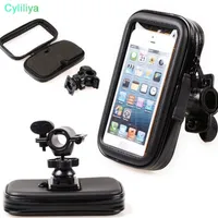 Motorcycle Bicycle Phone Holder Base Mobile Phone Bag Support For iPhone 7 6S Galaxy S8 Plus GPS Bike Holder Waterproof Bike Case Bag