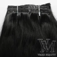 Vmae Braziliaanse 100G Natuurlijk zwart bruin recht lichaam water Deep Wave Afro Kinky Curly Virgin Buckle Human Hair Extensions