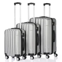 3 piezas de equipaje Set 20" Equipaje de 24" 28" maletas de peso ligero balanceo Hardside expansible 4 ruedas del hilandero de gran capacidad de almacenamiento Viajar