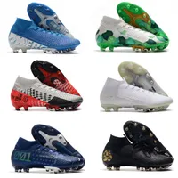 2020 Mercurial Superfly 7 Elite SE AG 망 축구 클리트 고품질 축구 신발 화이트 Acc Mens Football Boots Scarpe Da Calcio Sneakers