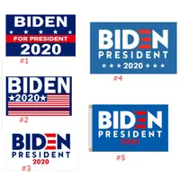 Qualidade Joe Biden 2020 Apoio Carta Bandeira opor Joe Biden Presidente dos EUA 90 * 150 centímetros Trump Bandeira de suspensão Big 2020 Voador 5 Styles