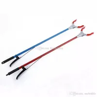 Stainless Steel Pick Up Grabber Long Reach Hand Arm Extension Trash Garbage Mobility Picker Clip Pliers Household Cleaning Tools b180-187