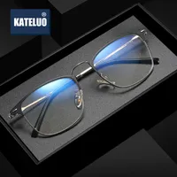 نظارات شمسية Kateluo 2021 للجنسين مكافحة الضوء الأزرق الليزر التعب النظارات pochromic نظارات الكمبيوتر النظارات البصرية الإطار للرجال النساء