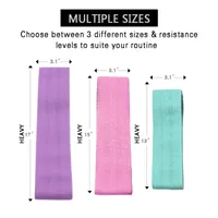 Body Sculpting Resistance Bands for Legs and Butt, Workout Exercise Belts Non-Slip Fitness Booty Loop Band Perfect for Squats, Deadlifts