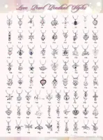 438 stilar Pearl Cage Pendant Silver Rainbow Color Love Gem Pärlor Burar Locket DIY CHARM Pendants Montering för smycken gör i bulk