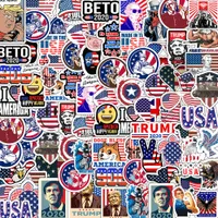 50 pcs Car Stickers Donald Trump independence Day For Laptop Skateboard Pad Bicycle Motorcycle PS4 Phone Luggage Decal Pvc guitar Stickers