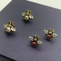 Moda-nuovo stile vintage ottone carino ape orecchio borchie di lusso designer gioielli donne orecchini donne regalo gioielli