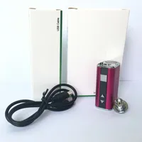 Mini 10W baterii Box Mod 1050mAh VV Vape Baterie USB Passhrough Opłata za pomocą USBable Ego Adapter E CIGS Elektroniczne papierosy vapemods