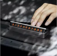 Montado-Ocultos original Xiaomi youpin Bcase Tita Temporal muestra de la parada de coches Aparcamiento Tarjeta de coches Número de licencia de mover la placa estéreo de dos 3006718Z3