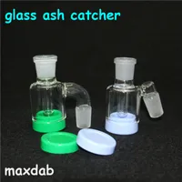 Hookahs Glass Ash Catcher Bubbler Perc Ashcatcher Bong Wax Container Tempber Tool Silicone Hand Pipes