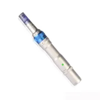 Rechargeable Derma Pen Dr.pen Ultima A6 électrique automatique Mirco aiguille Dermapen avec 2 piles Meso aiguille Pen 5 thérapie de la peau Vitesse Anti-âge