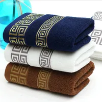 Serviettes de bains de coton design serviettes de plage pour adultes Absorbant Terry Terry de luxe salle de bain Serviettes de toilette Hommes Femmes serviettes de base 70x140cm
