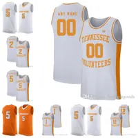 Niestandardowe NCAA Tennessee Wolontariusze koszulka koszykówki Turner John Fulkerson Bowden Kyle Alexander Pons Williams Retro Vols College Jerseys
