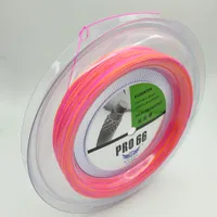 2019 neue farbe rose rot + orange badminton string Rolle hoch dauerhaft 0,66 mm für professionelles Spieler