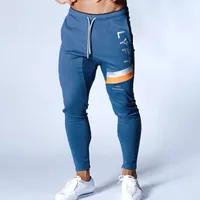 Yeni erkek joggers rahat pantolon fitness eşofman spor kalem pantolon pamuk spor salonu egzersiz pantolonlar erkek sıska parça