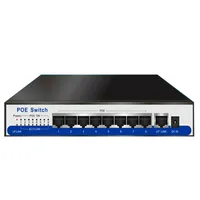 Freeshipping Desktop 8 Port Poe Switch 1 RJ45 UPLINK IEEE802.3AF 48V PoE para Dahua Hik Wapa PoE IP Camera Wifi Ponto de Acesso
