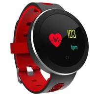 Q8 Pro Smart Watch IP68 Impermeabile Blood Prssure Frequenza cardiaca Monitor Fitness Tracker Bluetooth Braccialetto intelligente per iOS Android WristWatch