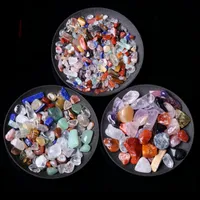Aralık için Chakra Healing Kristalleri ve Gemstones için 200gTumbled Taş Boncuk ve Toplu Karışık Karışık Taş Kaya Mineraller Kristal Taş