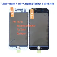Yttre glaslins ersättning för iPhone5 5S 6 plus 6s plus främre glas för iPhone 7 7Plus 8 8Plus pekskärm