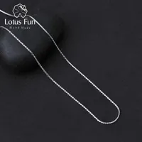 Lotus divertimento real 925 esterlina colar de prata fina jóias criativo cadeia de design clássico de alta qualidade para mulheres Acessorio Collier