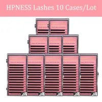 HPness 10 트레이 / 롯트 눈 속눈썹 부드러운 한국 실크 볼륨 속눈썹 확장 속눈썹 살롱 용 클래식 속눈썹