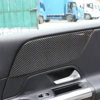 Koolstofvezel voordeur panel decoratie sticker auto styling voor Mercedes Benz B Klasse W247 2020 interieur automobielaccessoires