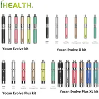 Authentic 2020 Versão Yocan Evolve Além disso XL Evolve D Wax Herbal Concentrado Vape Pen vaporizador Kit 100% Original