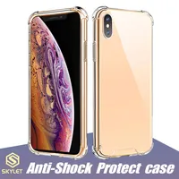 Case rigide trasparenti per iPhone 14 13 12 11 Pro Max XS XR Custodia per telefoni shock shock chiaro per Samsung S10E S22 Plus Galaxy Note 9 S8