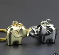 500 stks Nieuwe Unieke Liefhebbers Metalen Sleutelhanger Elephant Style Sleutelhanger Wedding Gunsten Key Paar Zinklegering Sleutelhangers