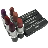 26 cores myg fosco de veludo ￠ prova d'￡gua fosco Sexy Pigmentos marrom vermelho maquiagem de ab￳bora batons profissionais resistentes a ￡gua rubi rubi