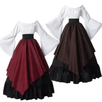 Renaissance Dresses Medieval Costume for Women Halloween Carnival Middle Ages Stage Performance Gothic Court Retro Victorian Dress
