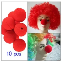 100ピース/ロット装飾スポンジボール赤いピエロマジーノーズのためのハロウィーンマスカレード装飾子供玩具送料無料