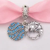 Andy Jewel 925 Sterling Silver Beads DSN Frozen Elssa 및 Nokk Dangle Charm 매력에 맞는 유럽 판도라 스타일 보석 브레이슬릿 넥 라크
