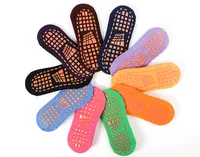 Yoga Socks Elasticity Trampoline Sock Quick-Dry Anti Slip Silicone Gym Pilates Ballet Socks Fitness Sport Sock Cotton Breathable YD0507