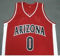 Custom Men Youth Women # 0 Gilbert Arenas Arizona Wildcats College Basketball Jersey Size S-4XL of Custom Any Name of Number Jersey