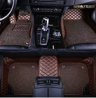Anpassad passform Bilgolvmattor för Volvo C30 S40 S60L S80L V40 V60 XC60 XC90 3D Car-Styling Heavy Duty Carpet Floor Liner