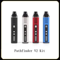 Pathfinder V2ドライハーブ気化器電子タバコ2200mAh温度制御経路2 II Herbal Wax Titan Vape Pen Kit