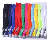 Volwassen kinderen antislip over knie voetbal sokken verdikte handdoek bodem lange buis sokken comfortabele slijtvaste sport sokken groothandel