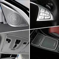 Zubehör für Mercedes Benz A-Klasse W176 GLA X156 Auto Gearshift Klimaanlage Türarmlehne Leselicht-Abdeckungs-Ordnung Sticker Car Styling