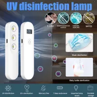 Portatif UVC Lampe de désinfection par rayonnement ultraviolet avec l'ozone et la désinfection des ménages Mite UV voiture Enlèvement Instrument