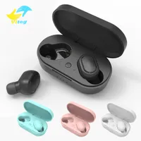 Vitog TWS M1 Kablosuz Bluetooth Kulaklık Kulaklık 5.0 Kulakiçi 3D Stereo Mini Kulaklık Gürültü Iptal Etme Kulaklık
