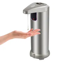 Automial Liquid Soap Dispenser Степы Стальные встроенные в налоге 400 мл Smart Sensor Инфракрасная безрукальная