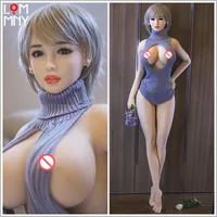 LOMMNY 152cm Muñecas sexuales de sexo Muñecas de amor de silicona real para hombre realista realista Masturbador de pechugos grandes japoneses Vagina